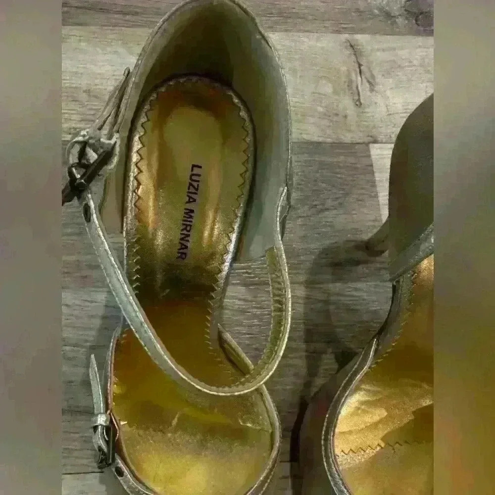 NWOT Luzia Mirnar suede leather upper shoes - Picture 6 of 11